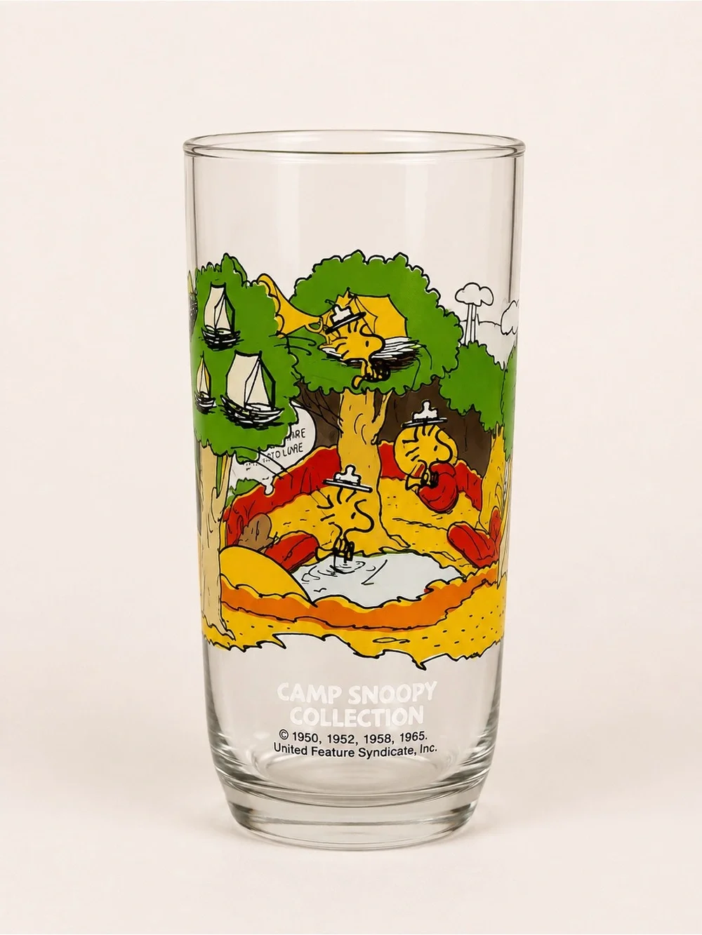 Vintage 1983 McDonald’s Camp Snoopy Collection Complete Set of 3 Peanuts Glasses